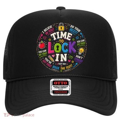 Time To Lock In Test Day Hat