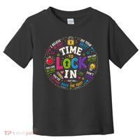 Time To Lock In Test Day Toddler T-Shirt thumb 0