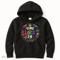 Time To Lock In Test Day Kids Hoodie thumb 0
