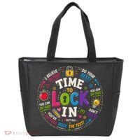 Time To Lock In Test Day Tote Bag thumb 0