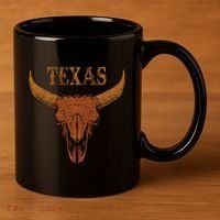 Texas TX Lone Star State 11oz C Handle Ceramic Mug thumb 3
