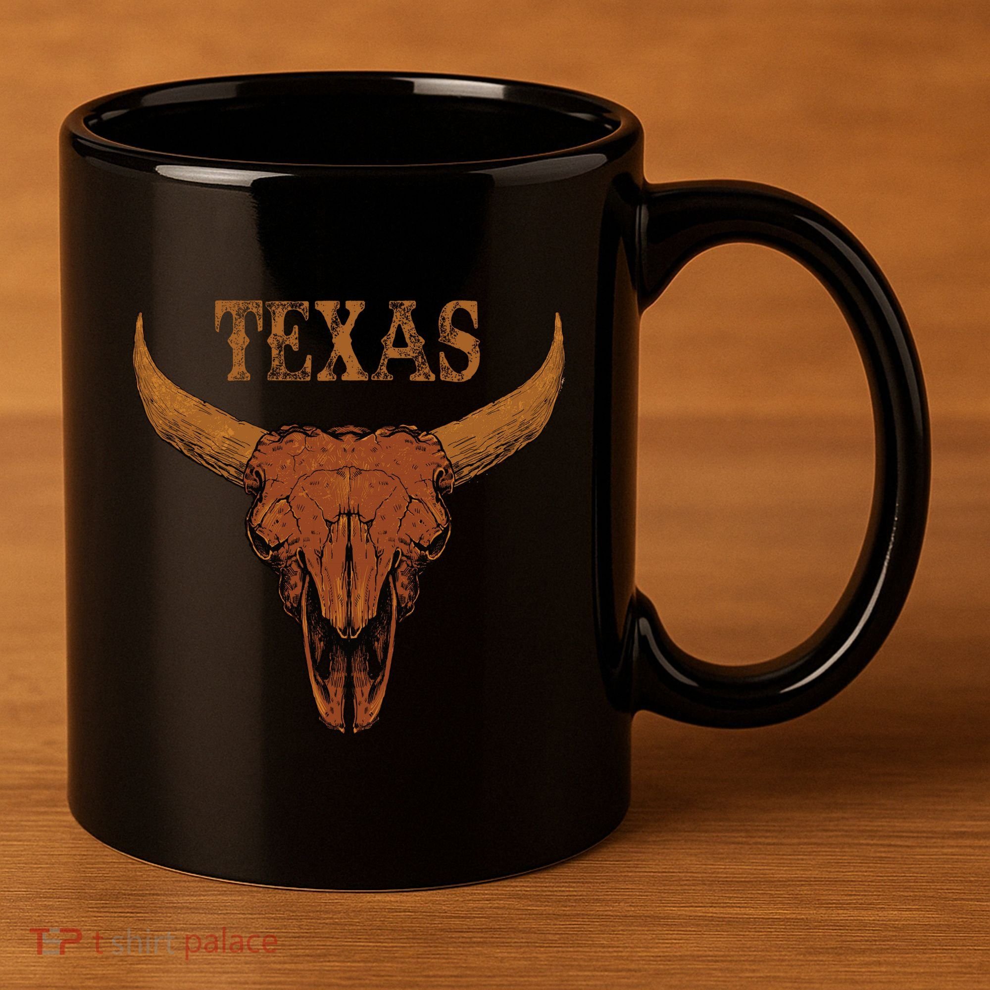 Texas TX Lone Star State 11oz C Handle Ceramic Mug