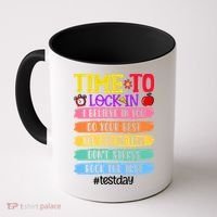 Time To Lock In Test Day Do Your Best Coffee Mug thumb 0