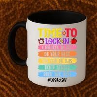 Time To Lock In Test Day Do Your Best Coffee Mug thumb 2