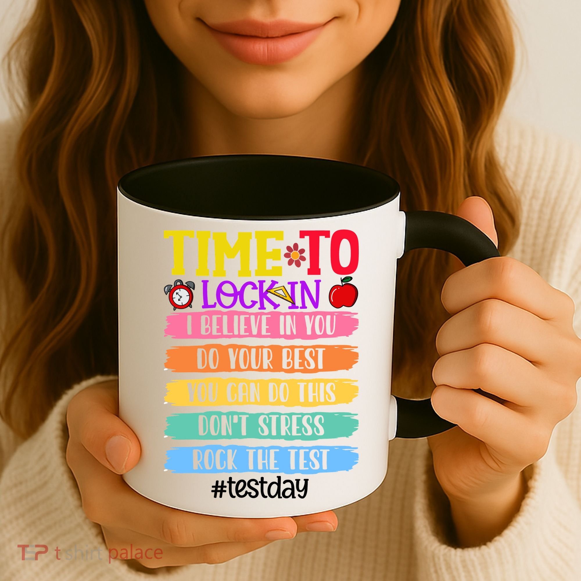 Time To Lock In Test Day Do Your Best Coffee Mug