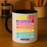 Time To Lock In Test Day Do Your Best Coffee Mug thumb 4