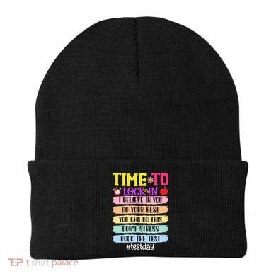 Time To Lock In Test Day Do Your Best Beanie