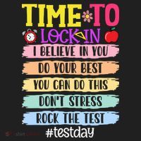 Time To Lock In Test Day Do Your Best Beanie thumb 2