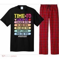 Time To Lock In Test Day Do Your Best Pajama Set thumb 0