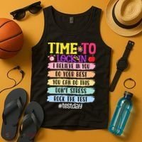 Time To Lock In Test Day Do Your Best Tank Top thumb 4