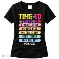 Time To Lock In Test Day Do Your Best Women's T-Shirt thumb 0
