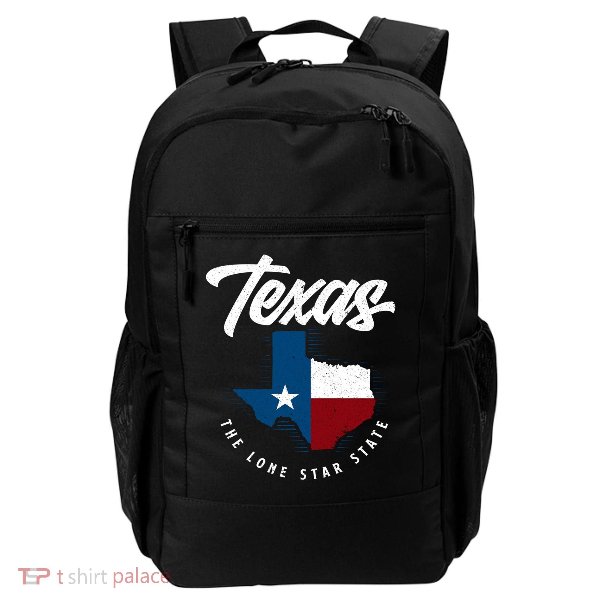 Texas The Lone Star State Gift Texas Map Cool Gift Backpack