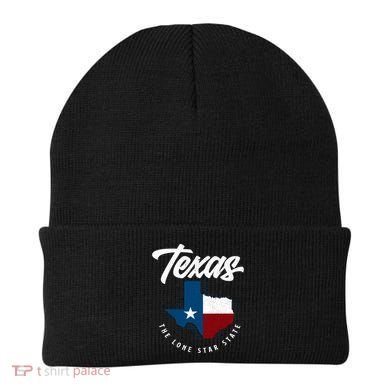 Texas The Lone Star State Gift Texas Map Cool Gift Beanie