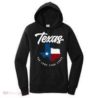 Texas The Lone Star State Gift Texas Map Cool Gift Women's Hoodie thumb 0