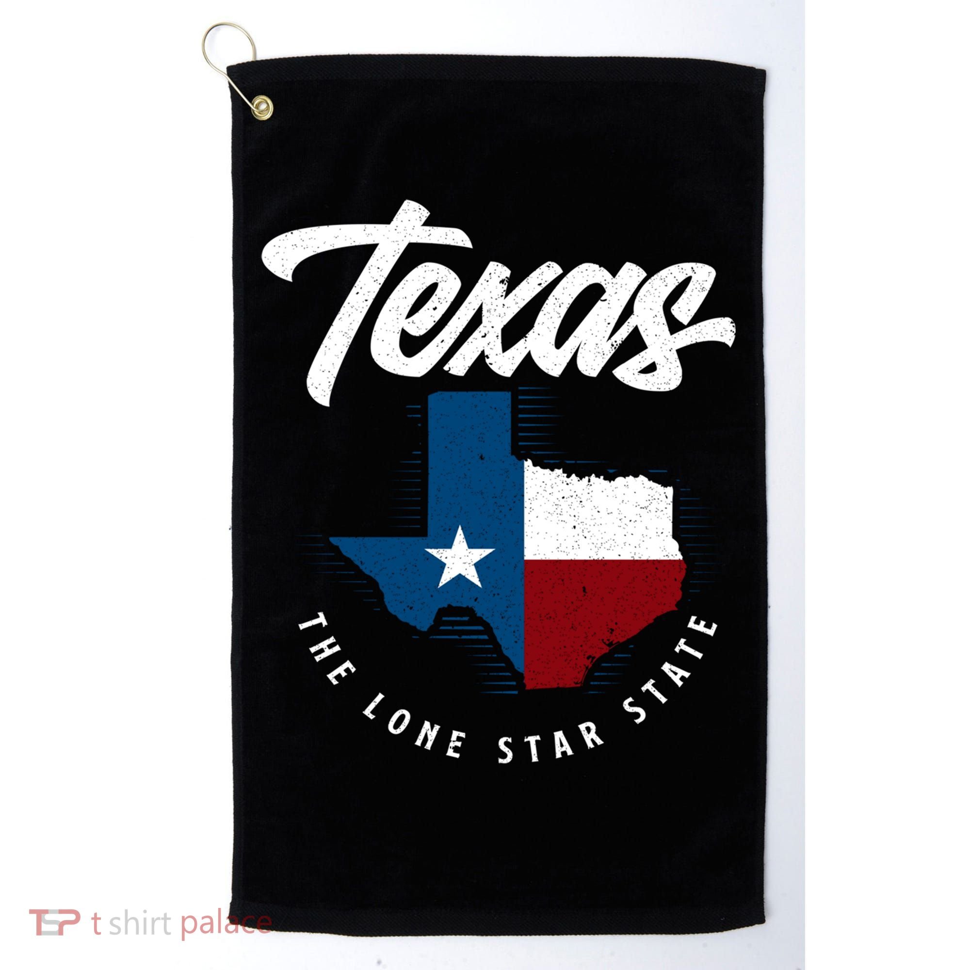Texas The Lone Star State Gift Texas Map Cool Gift Golf Towel