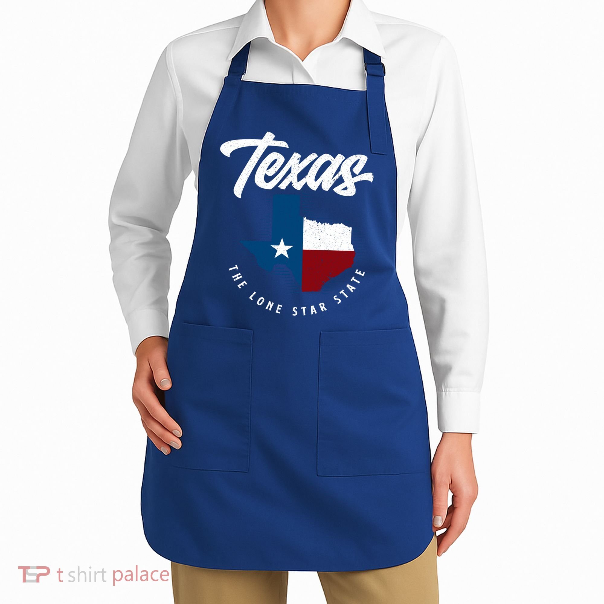 Texas The Lone Star State Gift Texas Map Cool Gift Apron