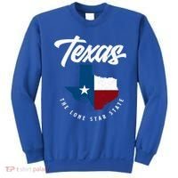 Texas The Lone Star State Gift Texas Map Cool Gift Sweatshirt thumb 0