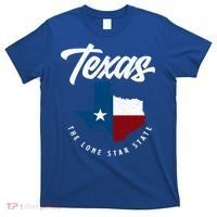 Texas The Lone Star State Gift Texas Map Cool Gift T-Shirt thumb 0