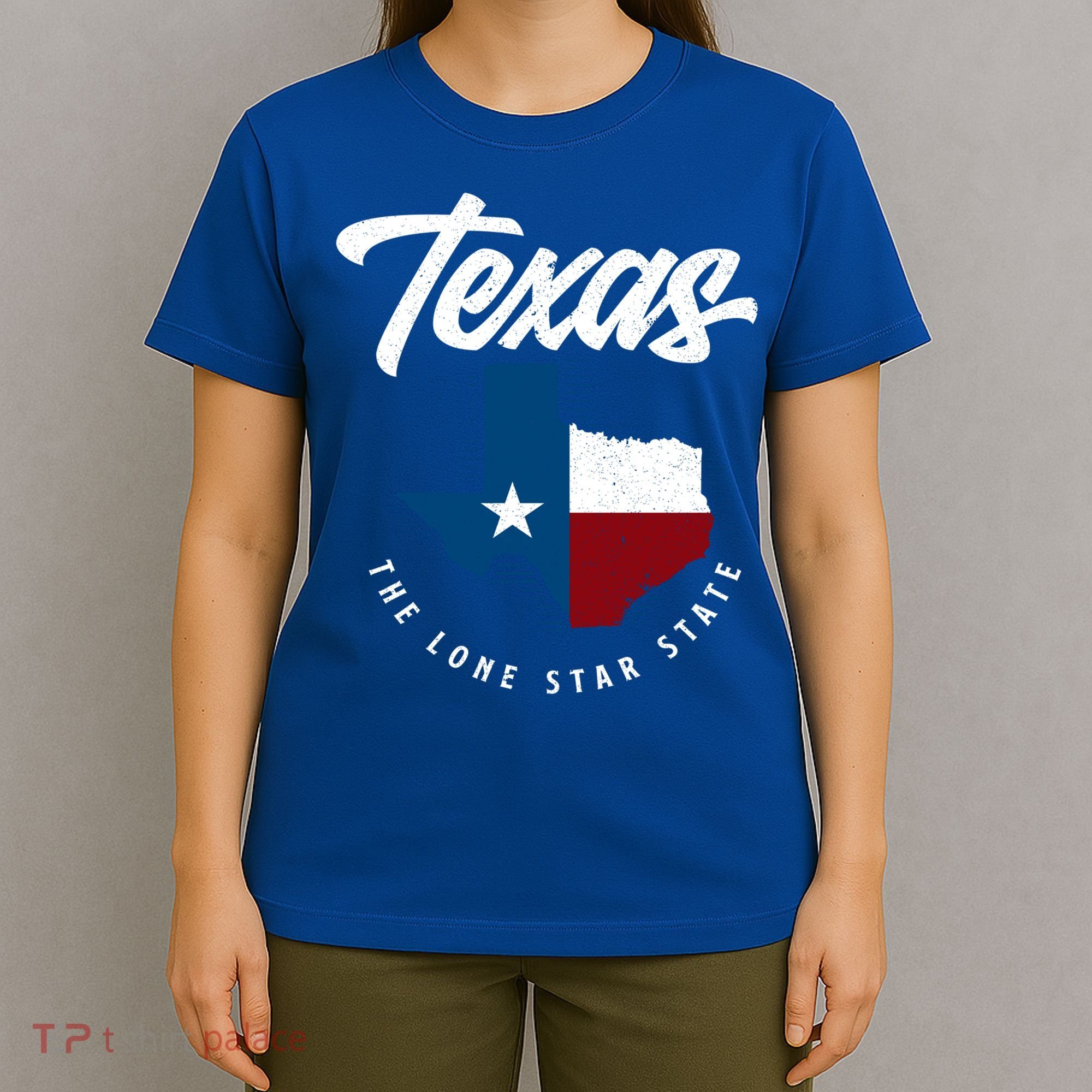 Texas The Lone Star State Gift Texas Map Cool Gift T-Shirt