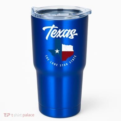 Texas The Lone Star State Gift Texas Map Cool Gift Tumbler