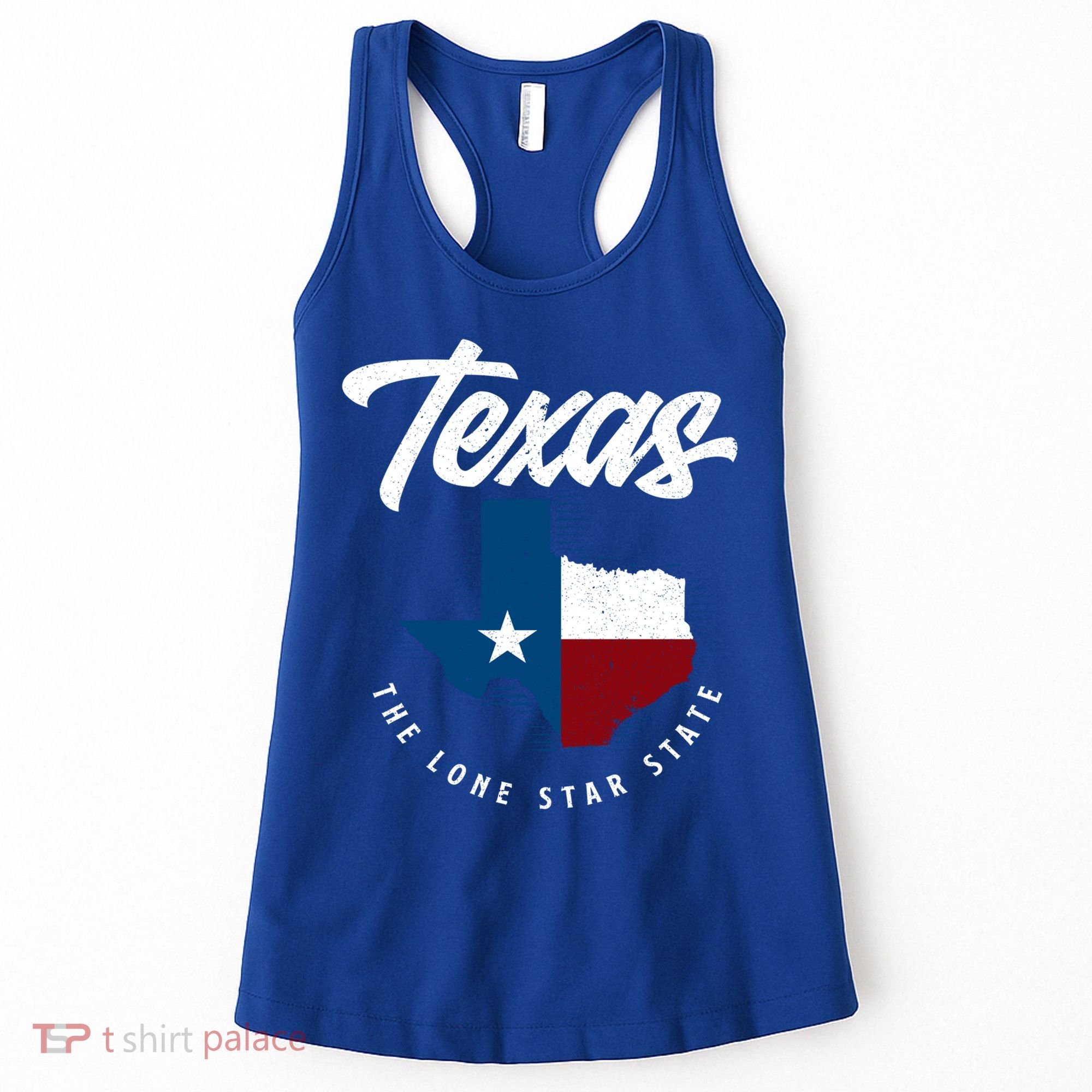 Texas The Lone Star State Gift Texas Map Cool Gift Women's Tank Top