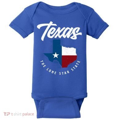 Texas The Lone Star State Gift Texas Map Cool Gift Baby Bodysuit