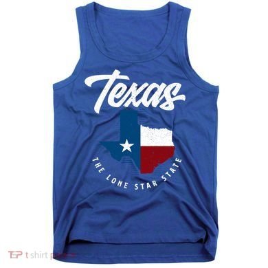 Texas The Lone Star State Gift Texas Map Cool Gift Tank Top