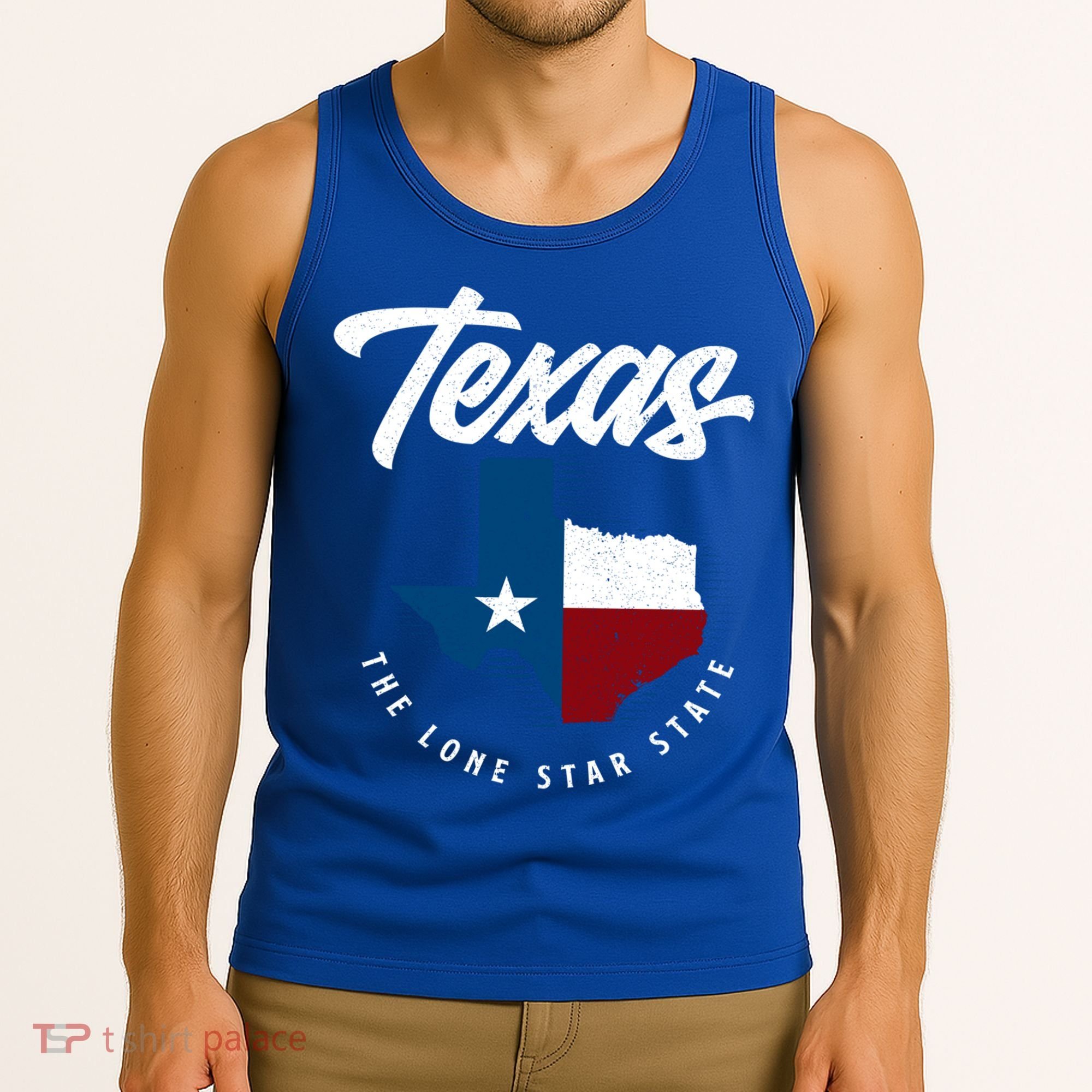 Texas The Lone Star State Gift Texas Map Cool Gift Tank Top