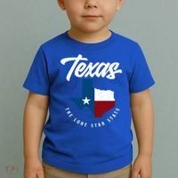 Texas The Lone Star State Gift Texas Map Cool Gift Toddler T-Shirt thumb 2
