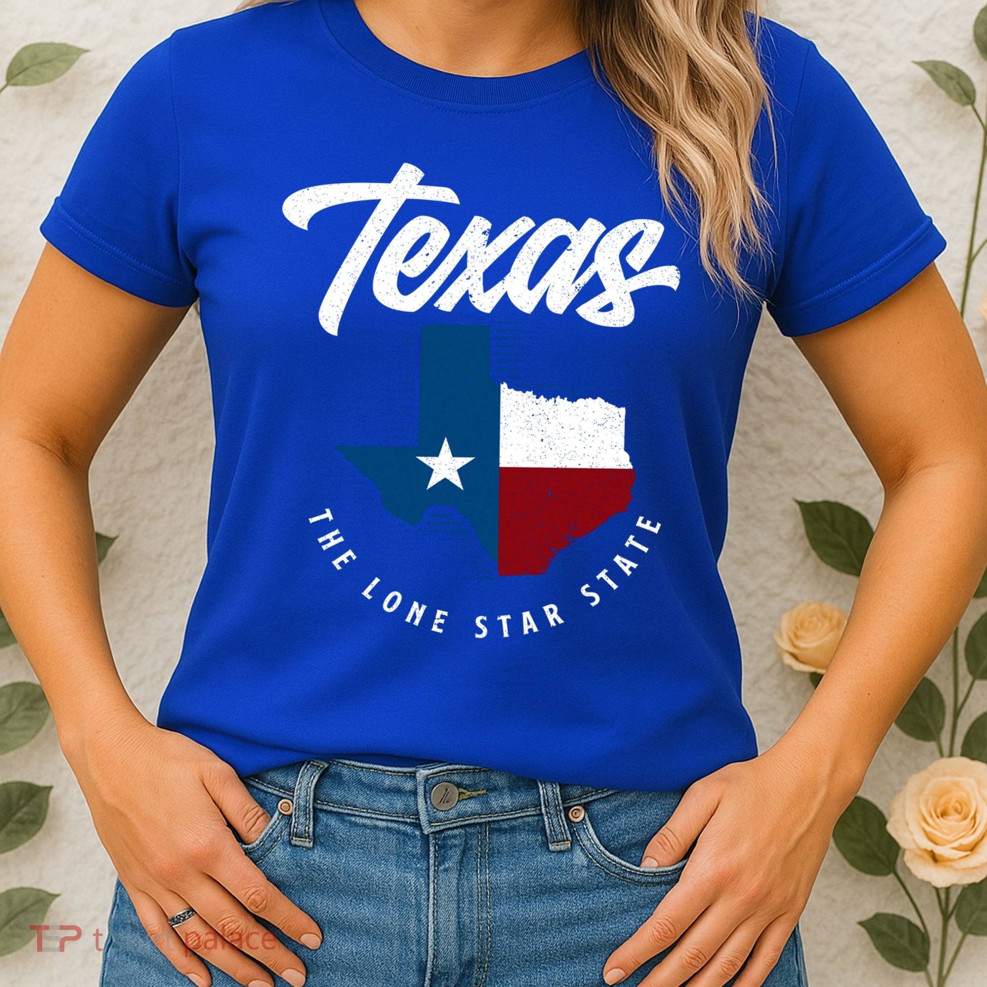 Texas The Lone Star State Gift Texas Map Cool Gift Women's T-Shirt