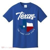 Texas The Lone Star State Gift Texas Map Cool Gift Kids T-Shirt thumb 0