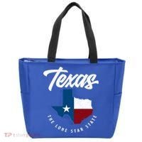 Texas The Lone Star State Gift Texas Map Cool Gift Tote Bag thumb 0