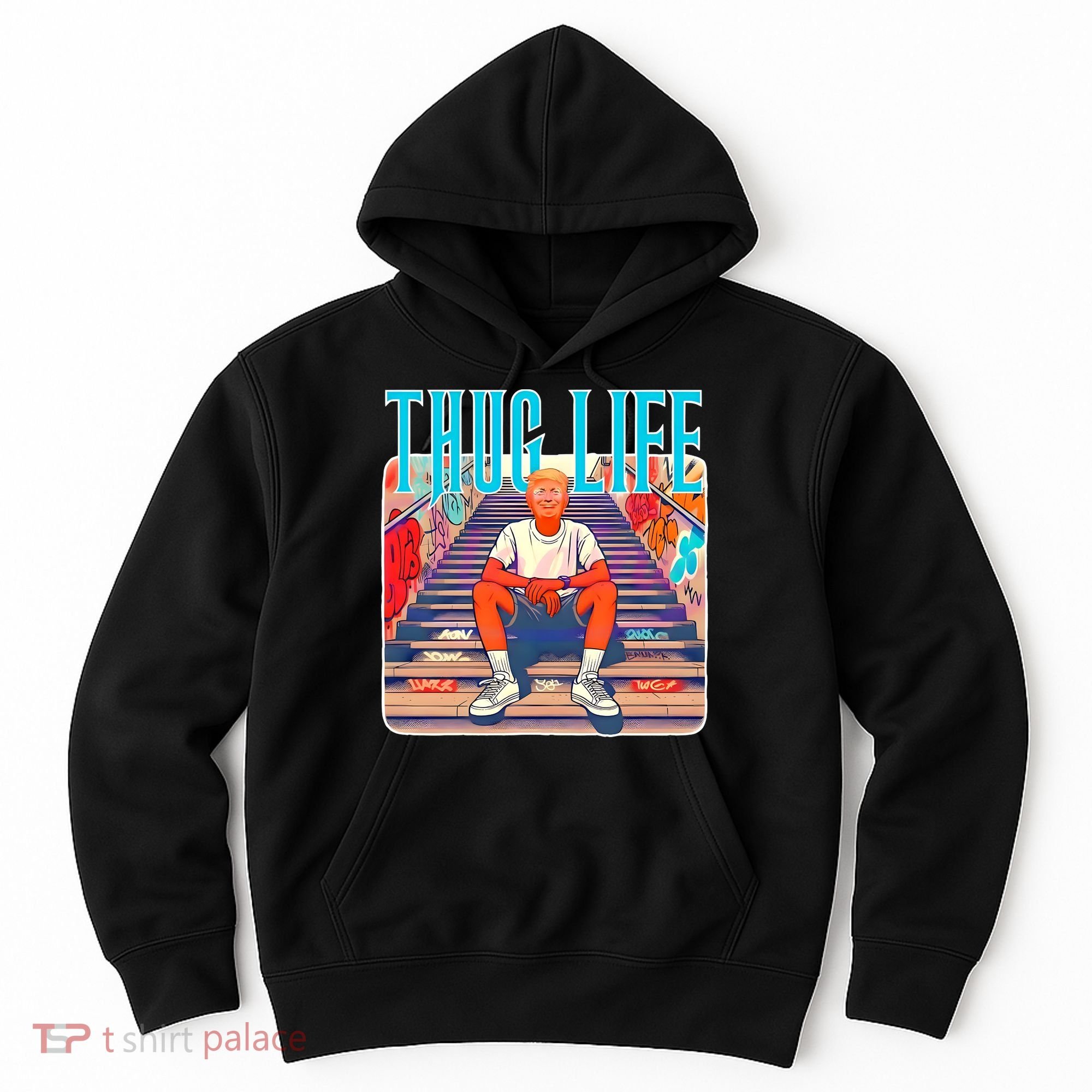 Trump Thug Life 4th Of July Hoodie