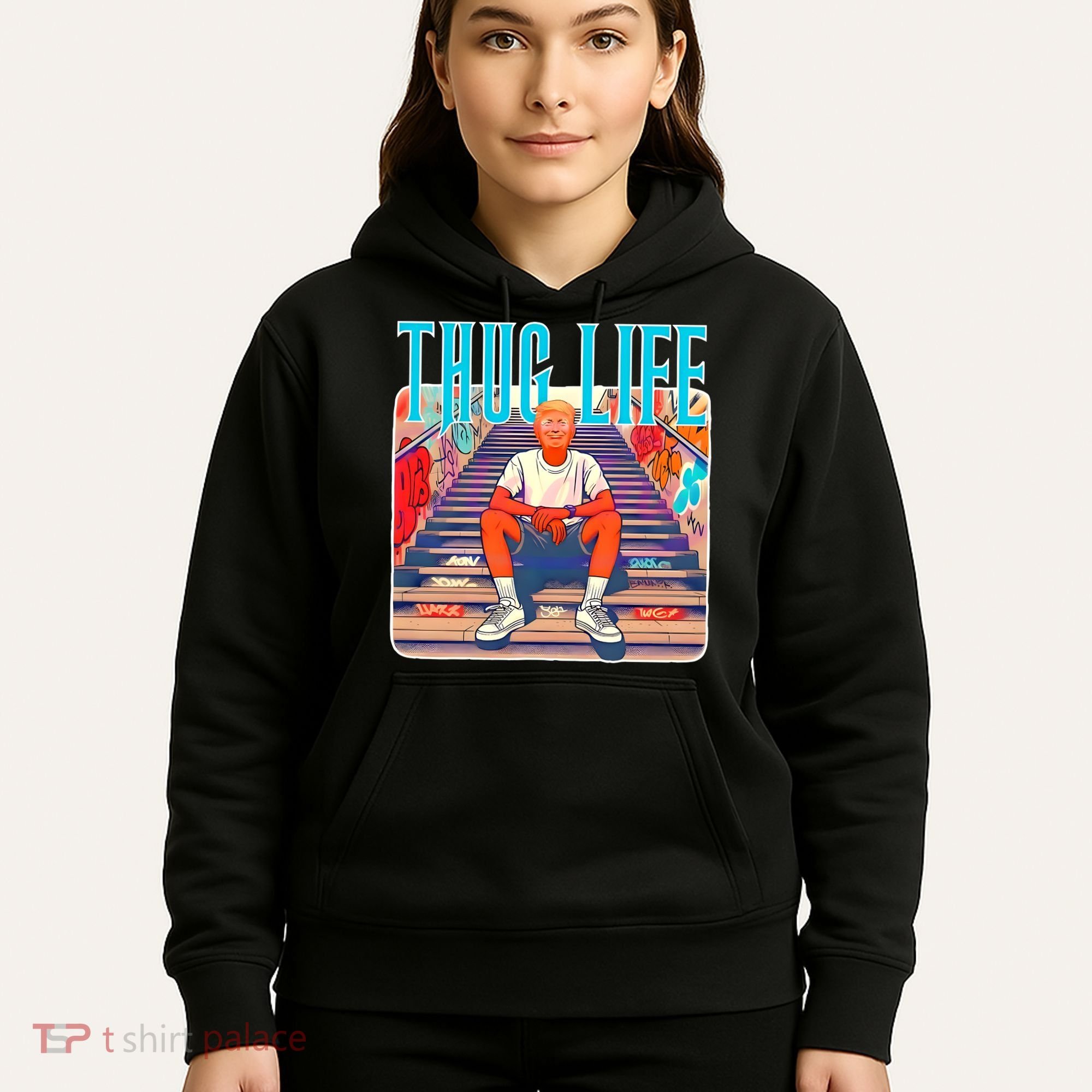 Trump Thug Life 4th Of July Hoodie