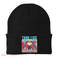 Trump Thug Life 4th Of July Beanie thumb 0