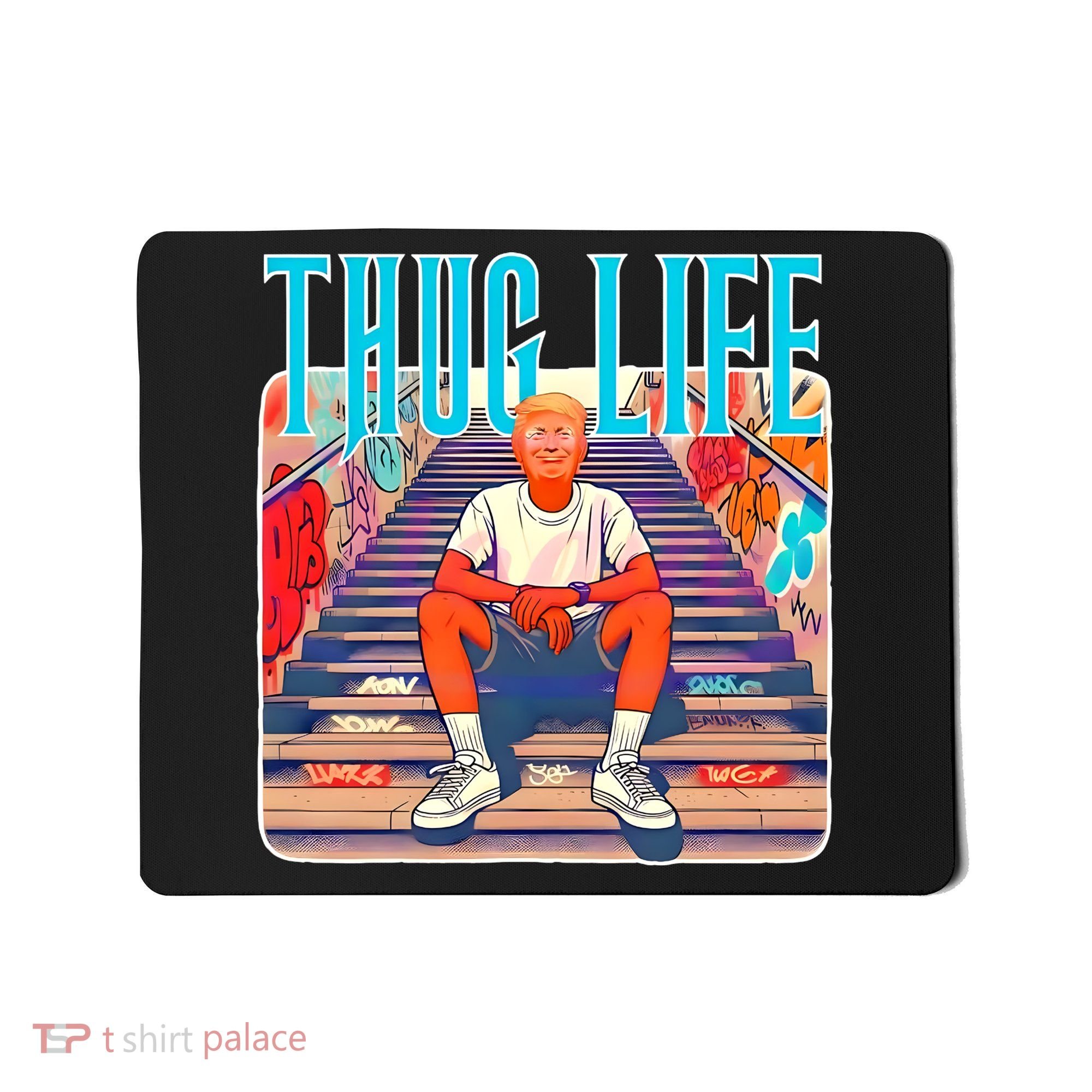 Trump Thug Life 4th Of July Mousepad