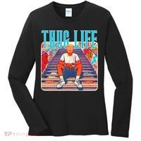 Trump Thug Life 4th Of July Women's Long Sleeve Shirt thumb 0