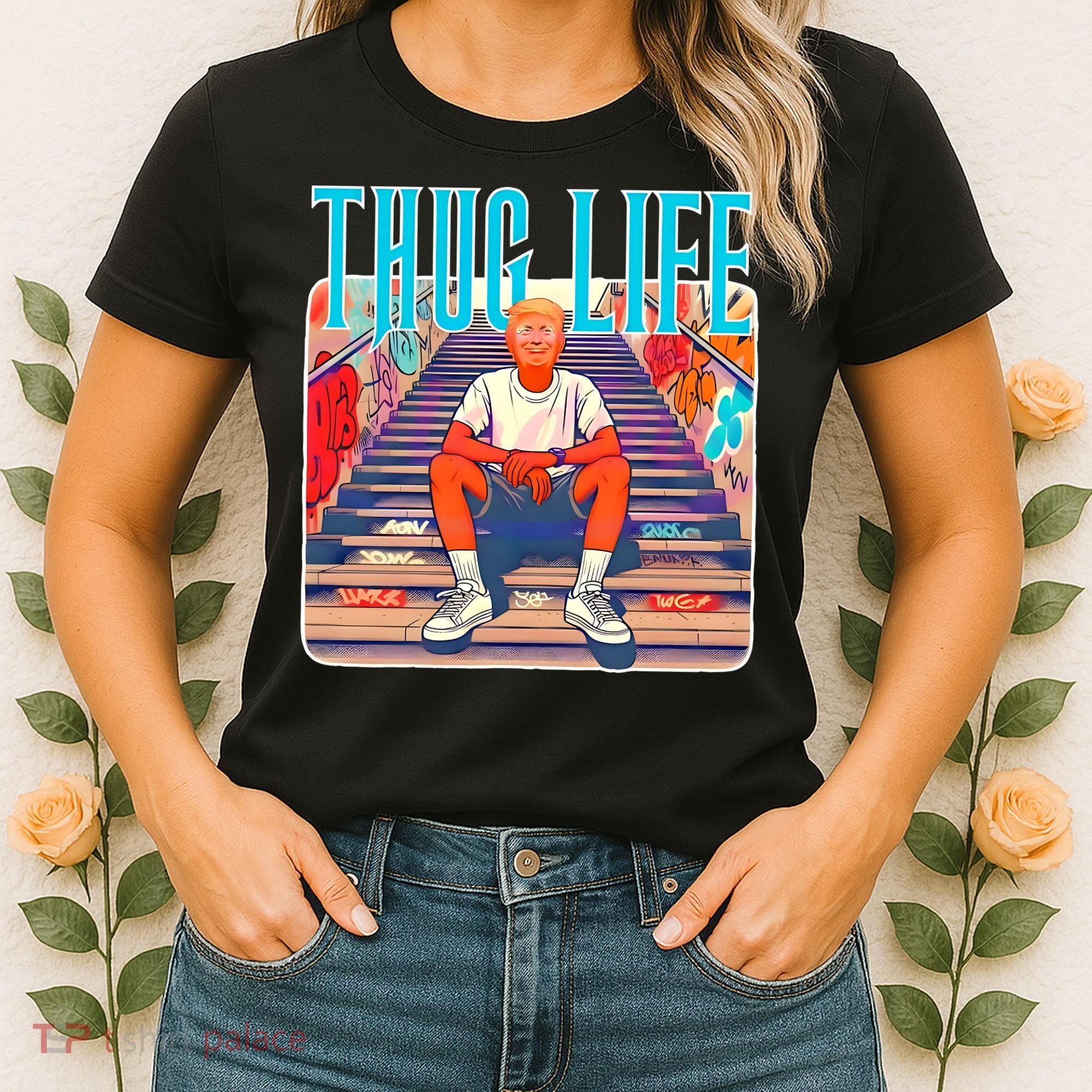 Trump Thug Life 4th Of July Women's T-Shirt