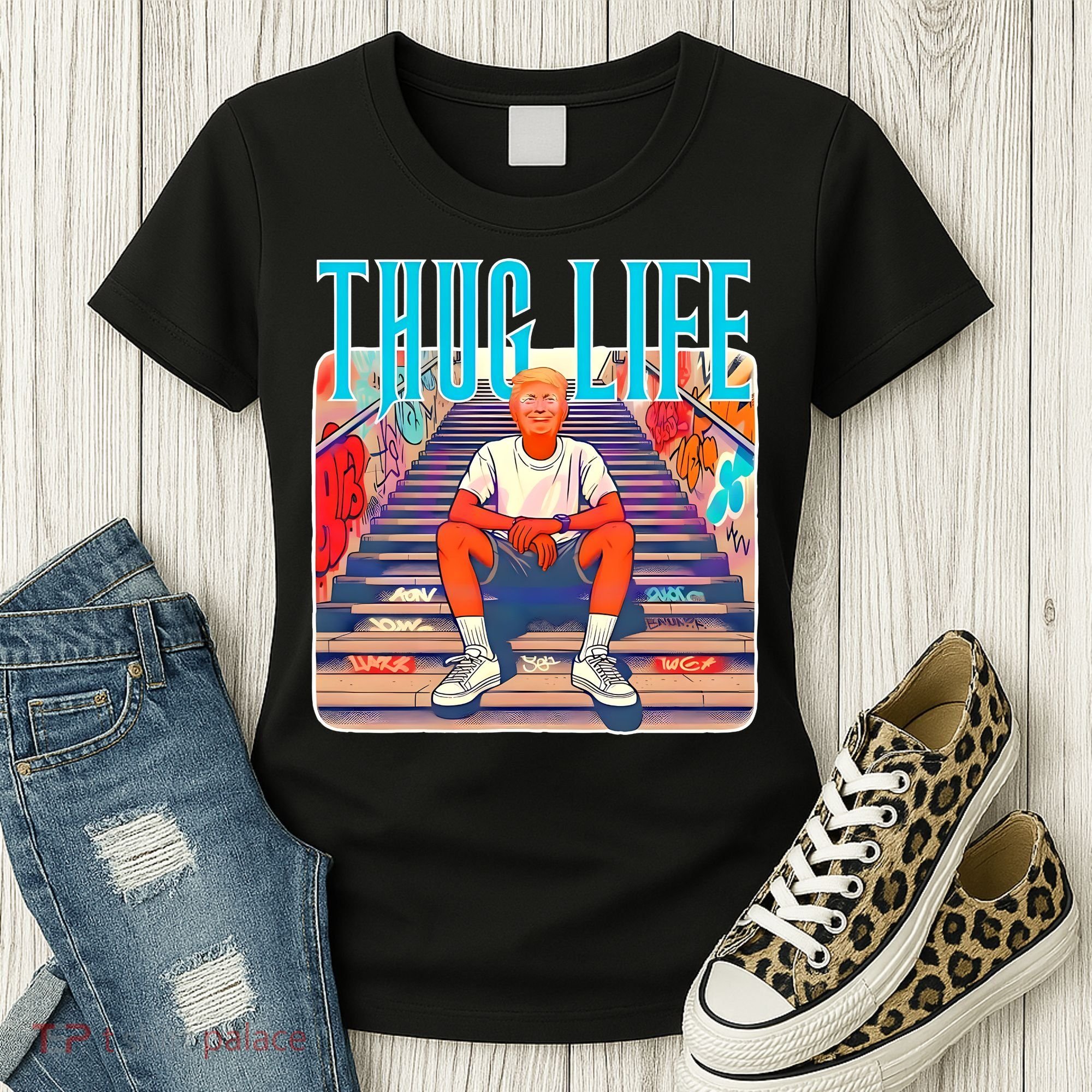Trump Thug Life 4th Of July Women's T-Shirt