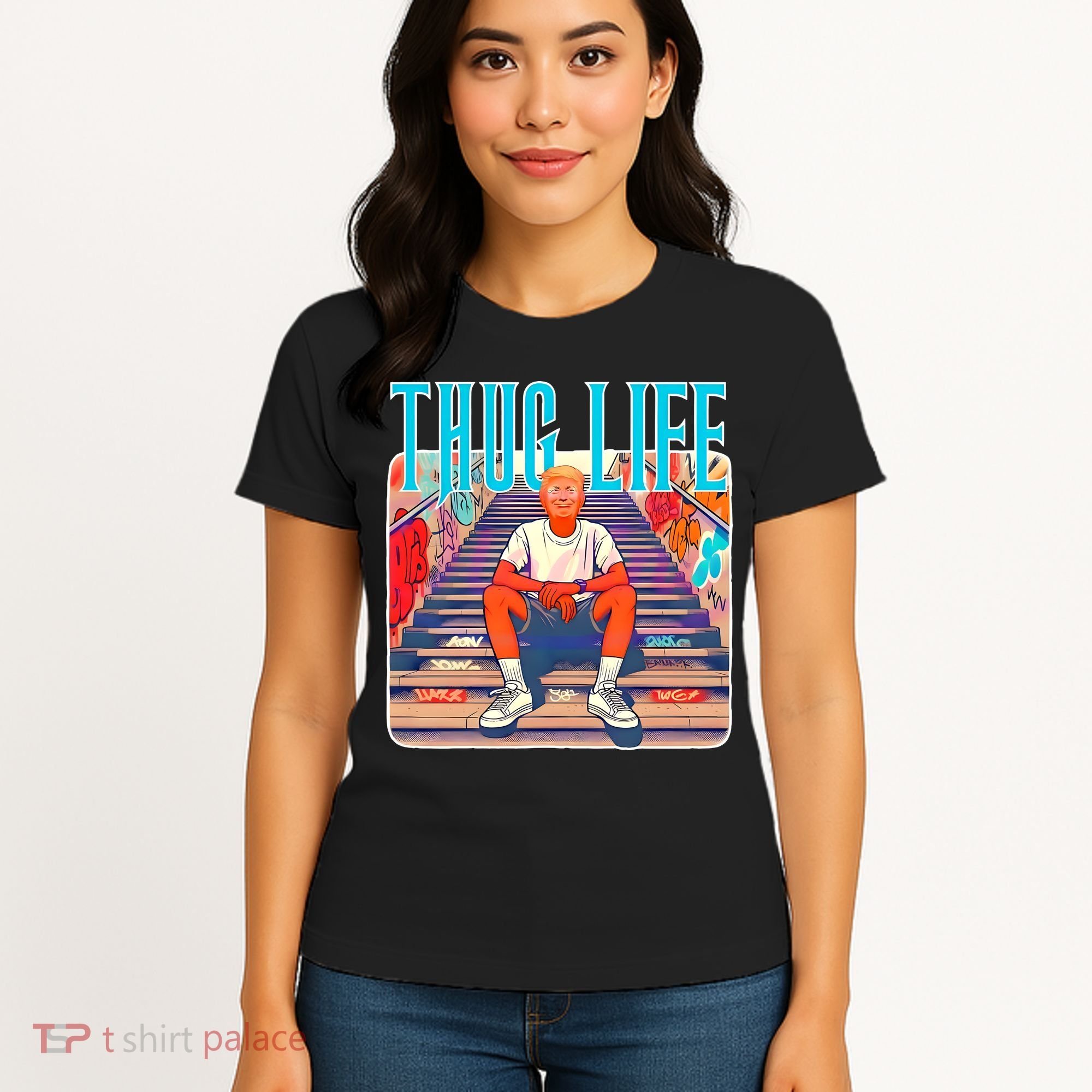 Trump Thug Life 4th Of July Women's T-Shirt