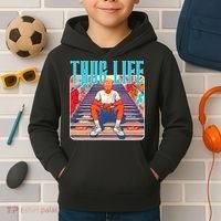 Trump Thug Life 4th Of July Kids Hoodie thumb 2