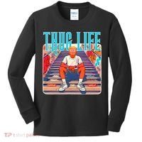 Trump Thug Life 4th Of July Kids Long Sleeve Shirt thumb 0