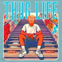 Trump Thug Life 4th Of July Sueded Cloud Jersey T-Shirt thumb 2