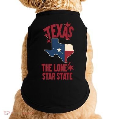 Texas The Lone Star State Gift Texas Map Cool Gift Doggie Tank