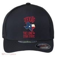 Texas The Lone Star State Gift Texas Map Cool Gift Flexfit Unipanel Trucker Cap thumb 0
