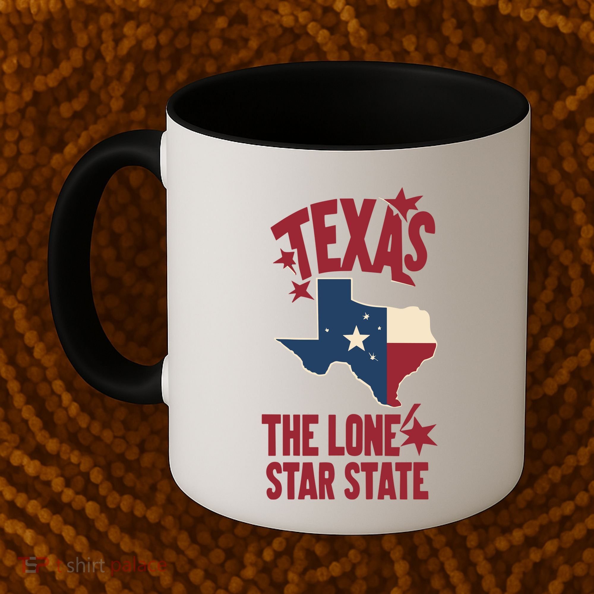 Texas The Lone Star State Gift Texas Map Cool Gift Coffee Mug