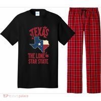 Texas The Lone Star State Gift Texas Map Cool Gift Pajama Set thumb 0