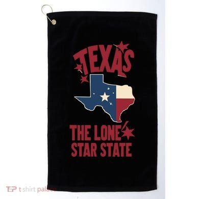 Texas The Lone Star State Gift Texas Map Cool Gift Golf Towel