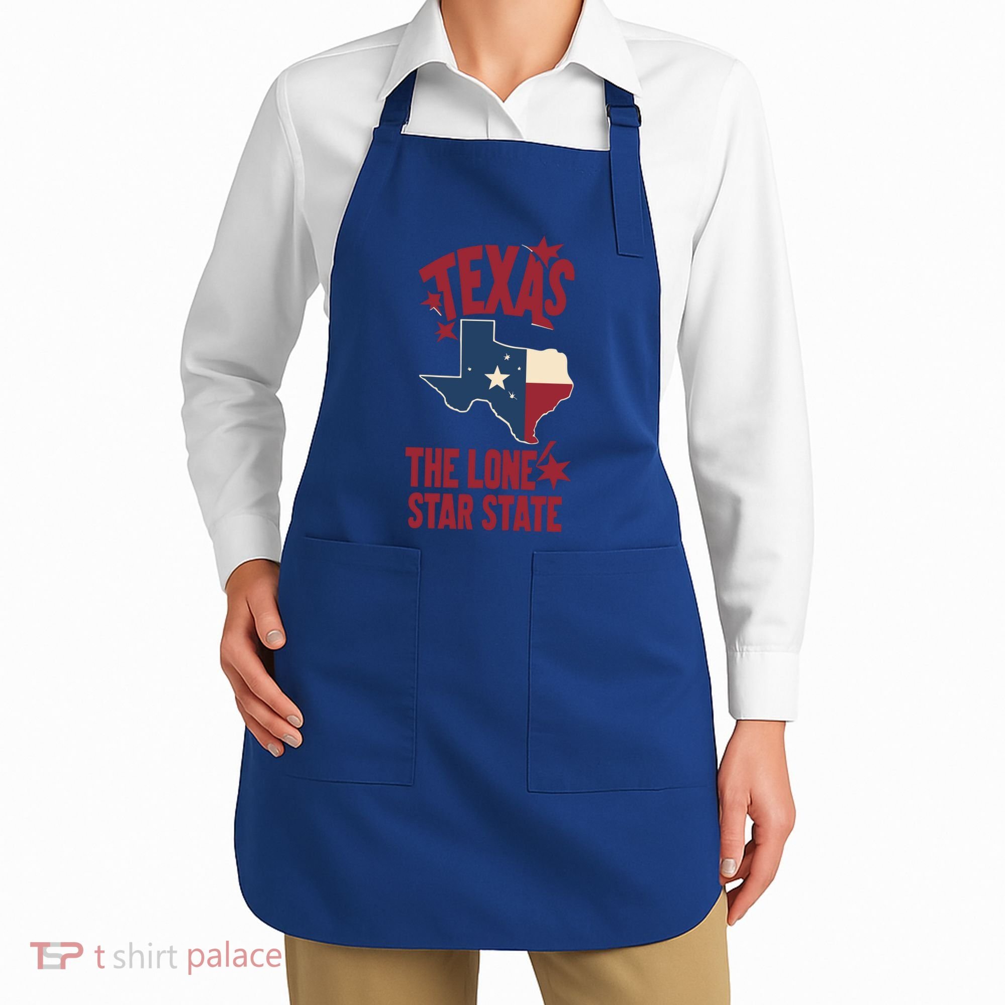 Texas The Lone Star State Gift Texas Map Cool Gift Apron