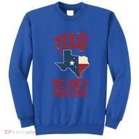 Texas The Lone Star State Gift Texas Map Cool Gift Sweatshirt thumb 0